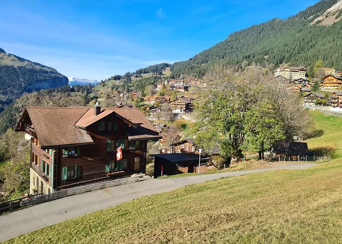 Traditional Ski Chalet In Wengen - Top Floor