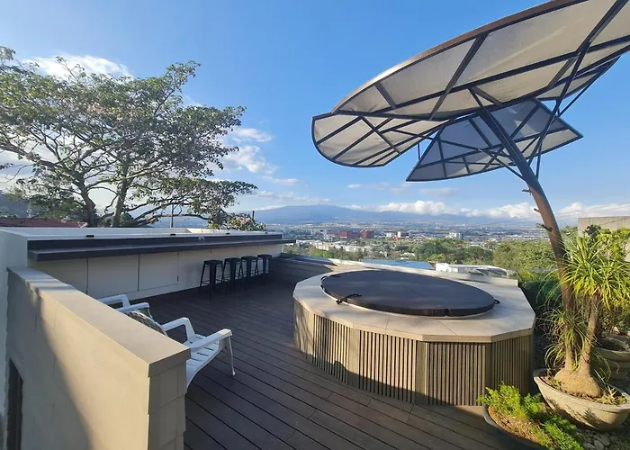 Cozy Private Apartment, Mirador Escazu -Great View-