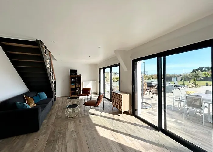 Superbe Villa A 200M De La Plage Tout Confort Avec Piscine Chauffee, Couverte Et Spa