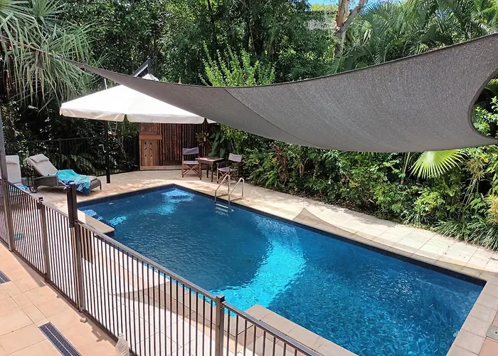 Tropical Poolside Retreat