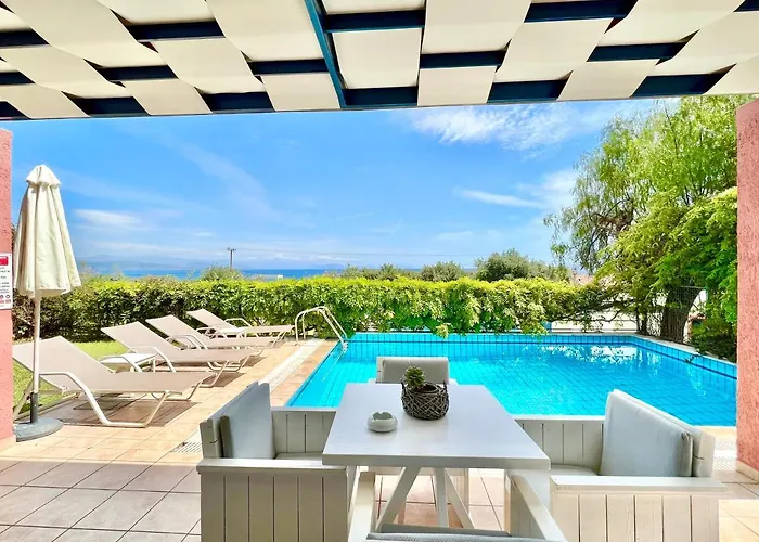 Villa Barbati Thalassaki With Private Pool By Dadovillas