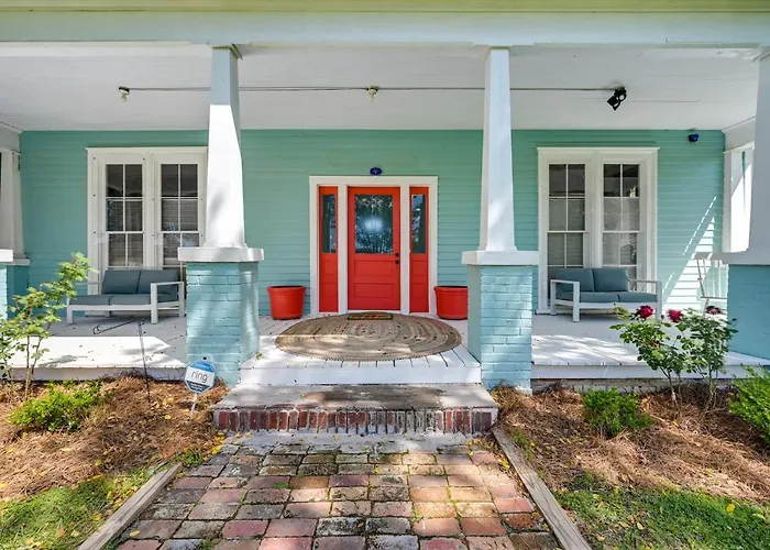 Grand Historic Home W/ Yard & Deck In High Point!