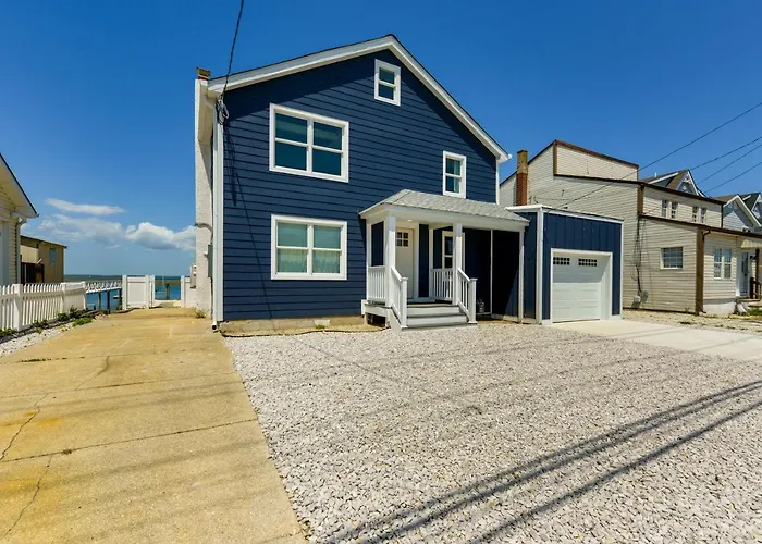 Brigantine Waterfront Vacation Rental W/ Grill