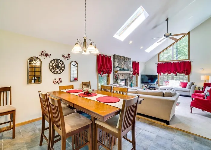 Deck & Screened Porch: Pocono Lake Vacation Rental