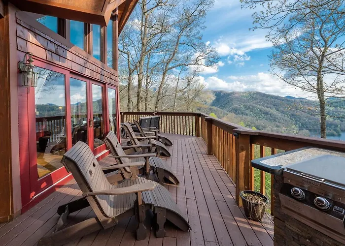 Moonshadow Lakeview Cabin-3 Story Nantahala Lake