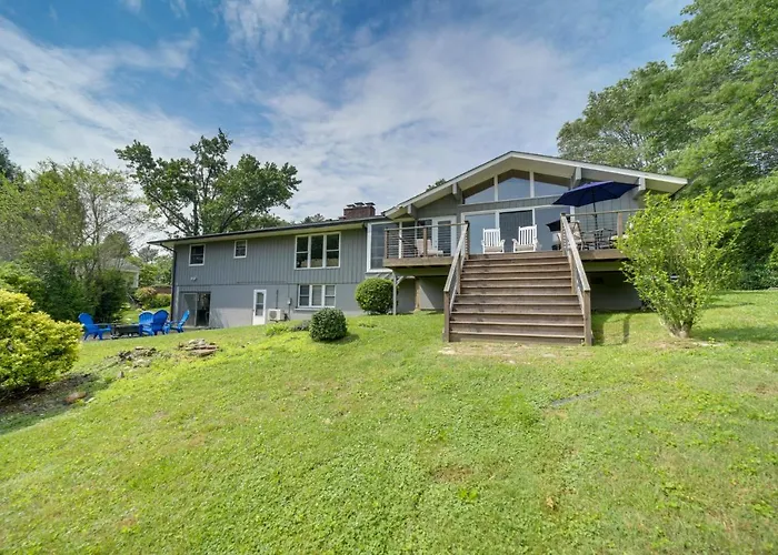 Centrally Located Brevard Home W/ Deck & Fire Pit!