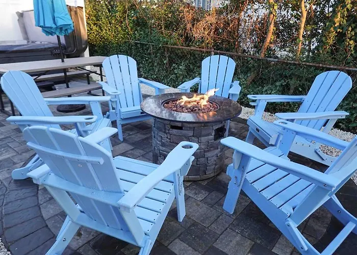 Beach Gem Hot Tub Ev-2Bd-4 Mi Beach And Outlets