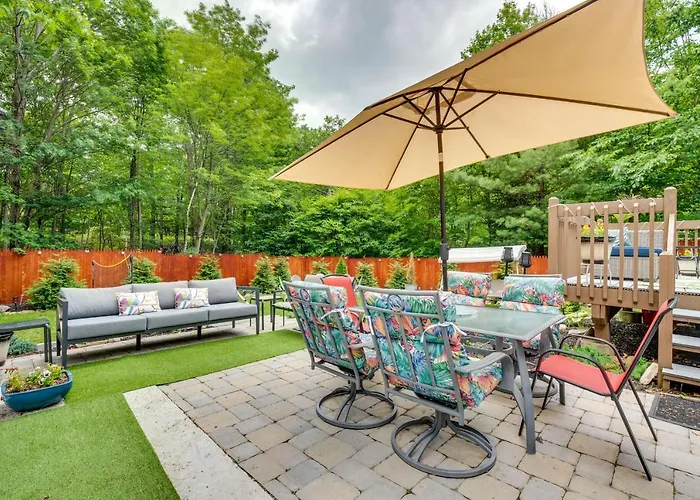 Hot Tub, Game Room & Fire Pit: Pocono Summit Home!