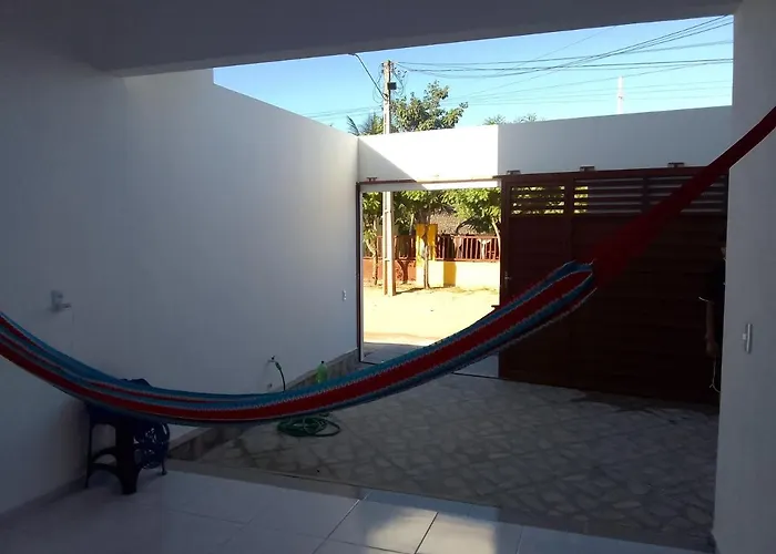 Casa do Bruno - Apartamento terreo - 1 - Terra - Quarto e sala com cozinha americana na praia do preá-CE
