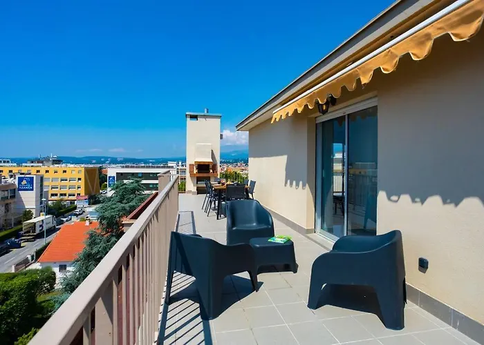 L43 Staywizus - Suite Maurice Sea View 6Pax -Terrace, Parking, Ac
