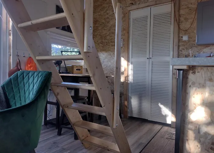 Tuinhuisje in het groen