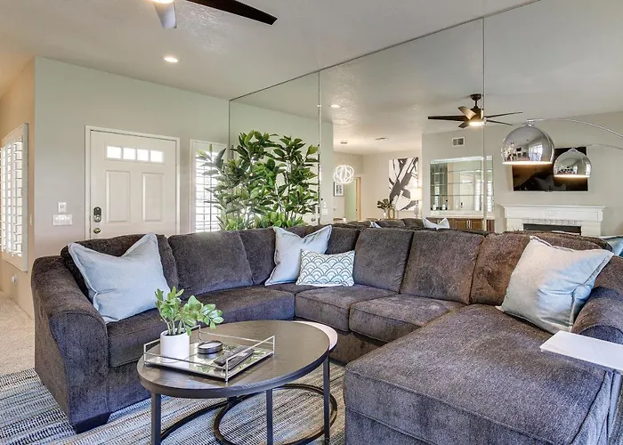 Patio + Pool Access: Stunning Palm Desert Townhome