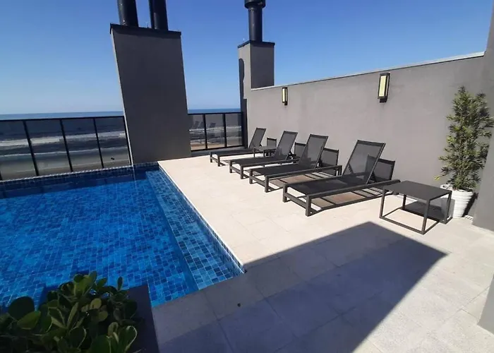 Studio 105 Maravilhoso Frente Mar com Piscina