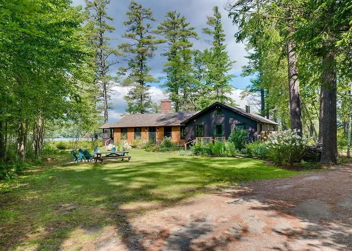 Dock & Beach Access! Waterfront Home On Kezar Lake