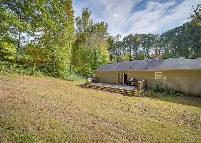 Candler Home W/ Large Deck: Hike, Bike & Unwind!