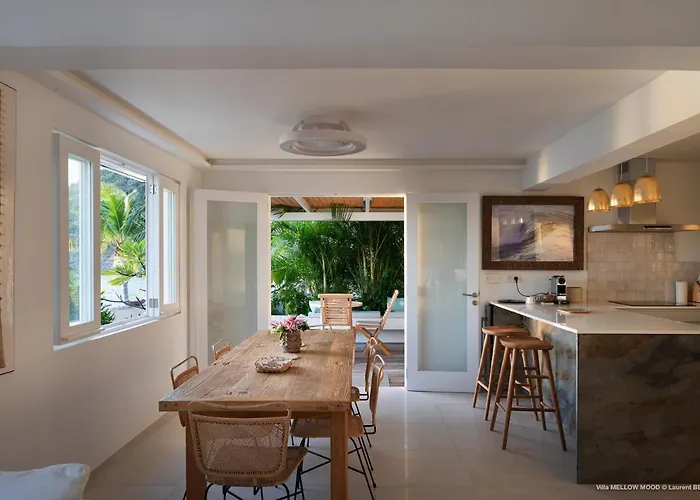 On The Beach , In Saint Barth... Mellow Mood Villa
