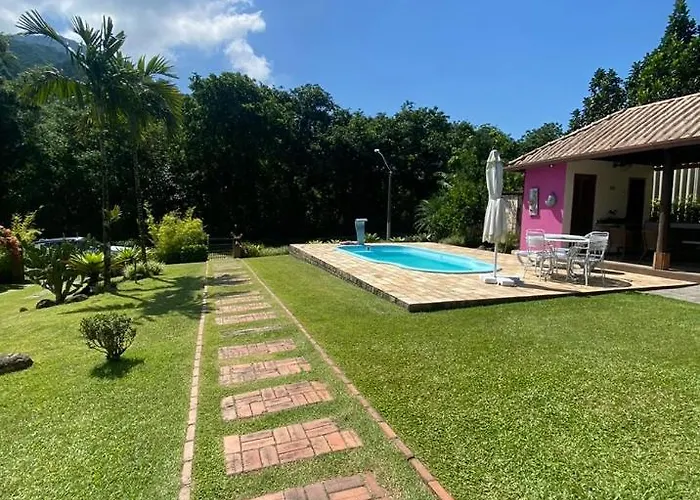 Casa rosa de Guapimirim