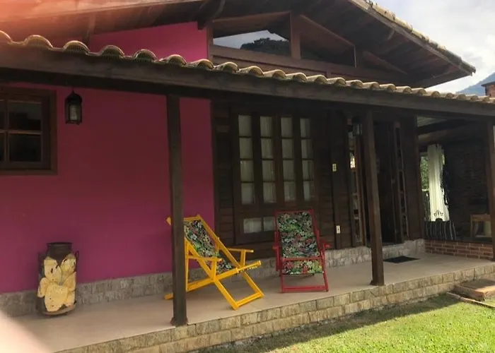 Casa rosa de Guapimirim