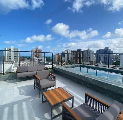 FLAT aconchegante e moderno, 100m do mar