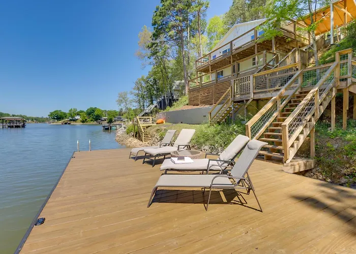 Private Hot Tub: Stunning Logan Martin Lake Home