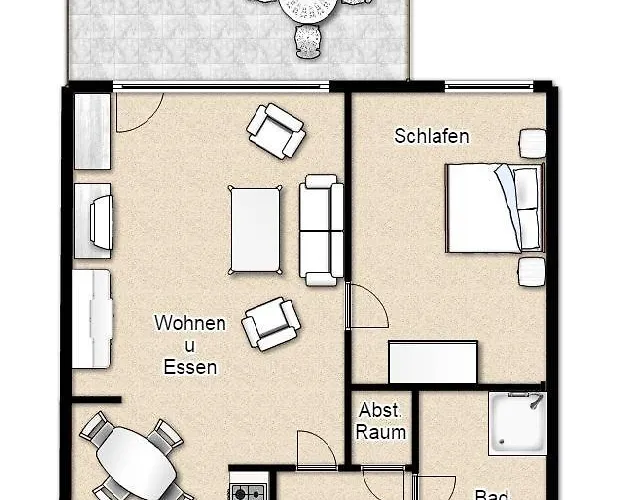 Juist Zauber - Haus 3 Ferienwohnung Strandaster
