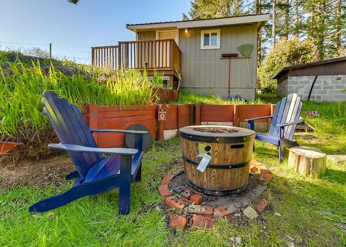 Fish On-Site & Explore Coos Bay! Creekfront Cabin
