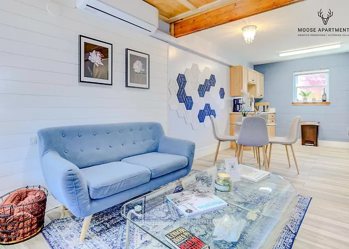 The Moose - Safe Luxe Studio Near Downtown Memphis - Free Parking And Wifi