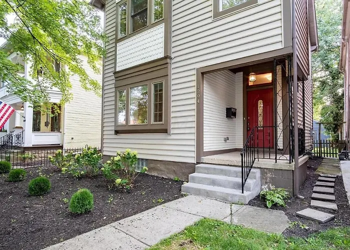 Osu And Short North 4 Bedroom Patio And Garage With Ev
