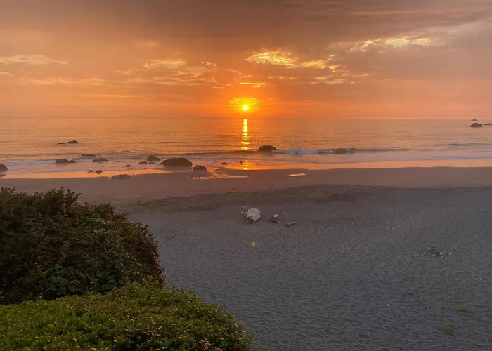 Oceanfront Cabin 4 With Jacuzzi Pet Friendly