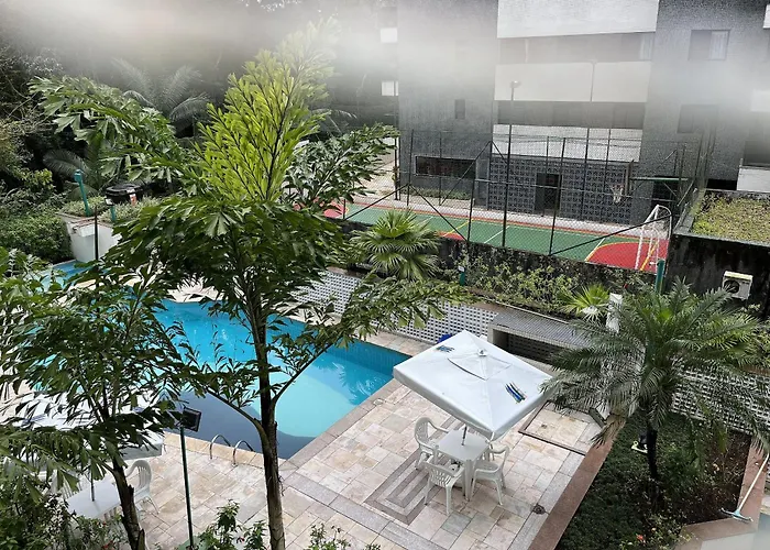 RIVIERA: M6 PRAÇA DAS ARTES 24 Duplex, Perto da Praia, Vista para as Piscinas, 3Dorms+Sala Íntima, 2½Banh, 2Gar, Ar+Ventiladores, Wi-Fi, Tela de Proteção, Varanda com Churrasqueira Ecológica, até 8-9Hóspedes