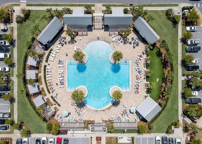 30A Top Rated! Heated Resort Pool+Golf Cart+Bikes+Bunks+Beach Gear