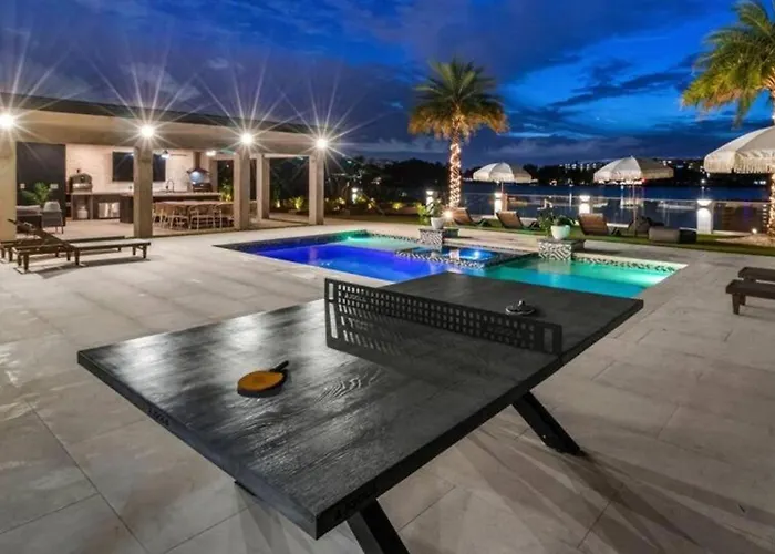 Opulent Waterfront Villa By The Glamhomes