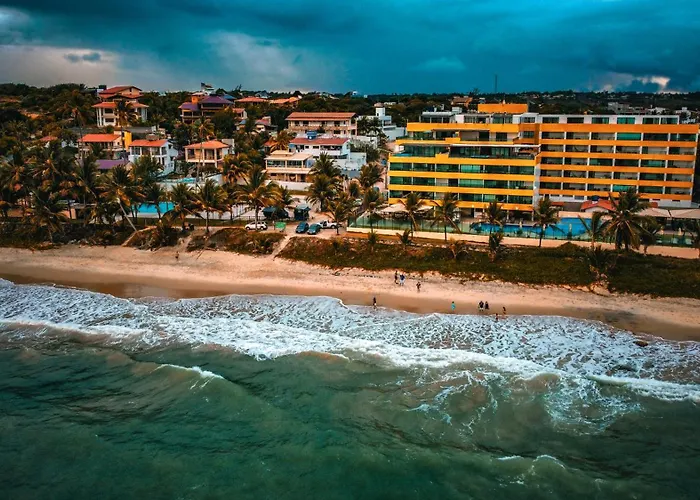 Praia Tabatinga AP Beira Mar com vista deslumbrante da praia