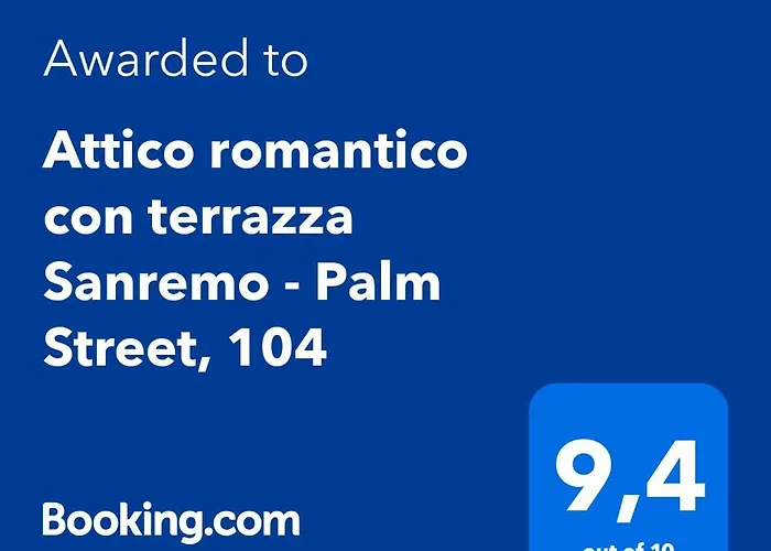 Attico Romantico Con Terrazza Sanremo - Palm Street, 104 - Free Wifi