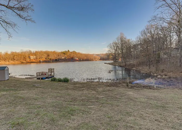 Waterfront Cherokee Village Home W/ Private Dock!