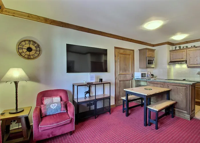 Arc 1950 - Appartement Cosy Et Chaleureux - Sauna, Hammam, Jacuzzi, Piscine