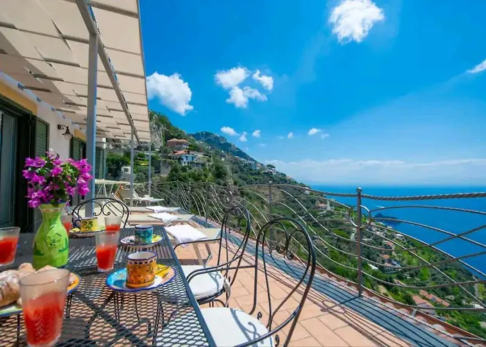 Casa L'Incanto In Amalfi Coast Con Terrazza Vista Mare