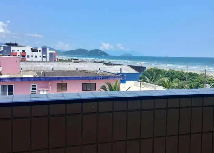 Cobertura 2 Quartos Vista Para o Mar Praia Boraceia-SP Litoral Norte Com Churrasqueira Particular