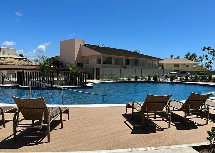 Village à beira-mar ,piscina e garagem coberta