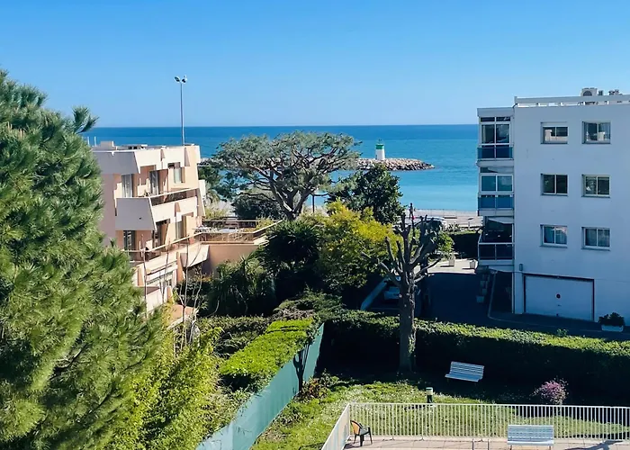 Residence Mediterranee - Beachfront - Sun And Seaview - Pool - Private Parking