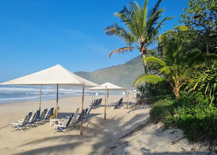 Condom North Shore Maresias - Casas de 2 quartos -piscina 1 q da praia - estacion-churrasq indiv-wifi animais de peq porte