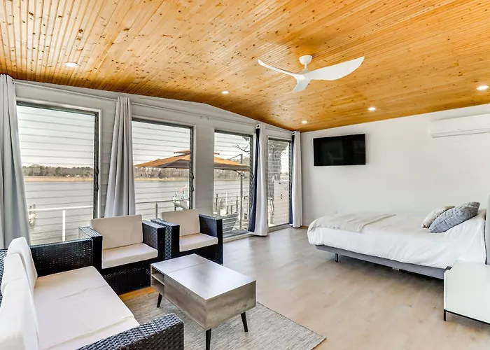 White Sail On The Potomac - Coastal Modern