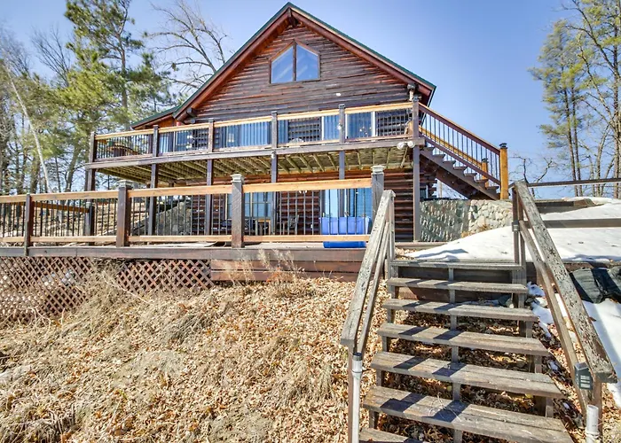 Lakefront Park Rapids Cabin W/ Decks & Boat Dock!