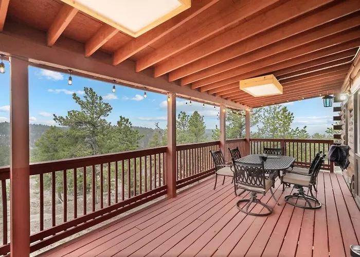 5 Acres! Modern Cabin W/ Pikes Peak View