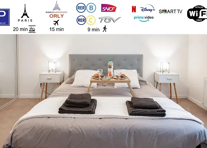 Tout Confort A Massy - Parking / Tgv Et Rer B&C