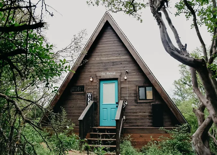 The Maverick: A-Frame W/ Hammock And Tree Top View