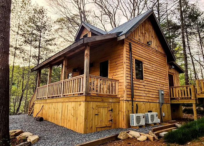 Luxury Mountain View Cabin Near Asheville Nc