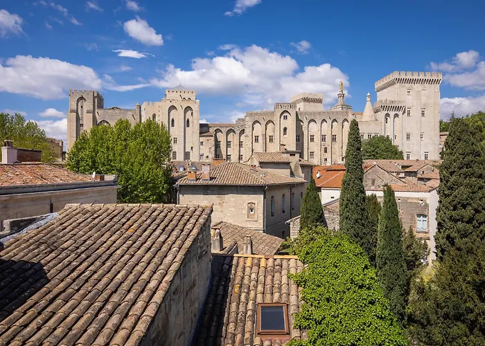Avignon Intra-Muros, Vue Palais Des Papes
