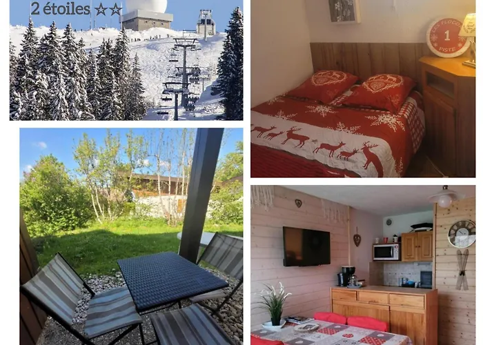 Le Flocon: Cozy Garden Retreat for Four