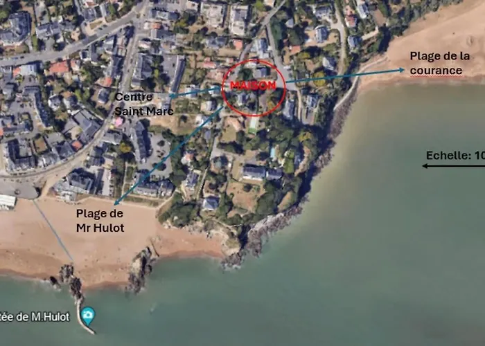 Vue Mer 2 Pas Des Plages 10 Pers 4 Chambres Villa Ker Lot Plage